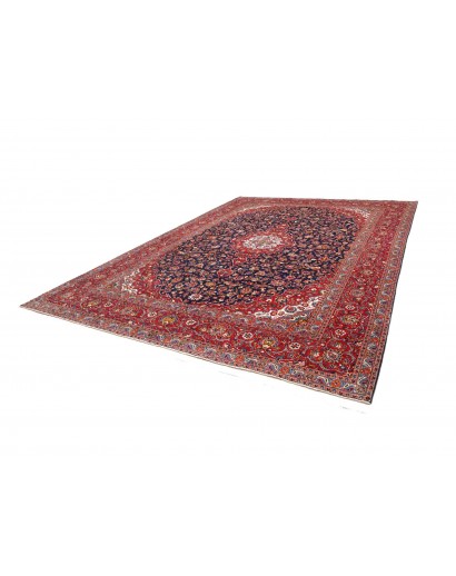 Tappeto Kashan Persia marrone arancione 302x408