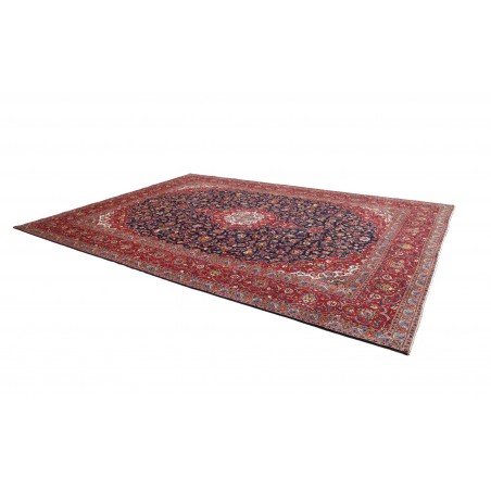 Tappeto Kashan Persia marrone arancione 302x408