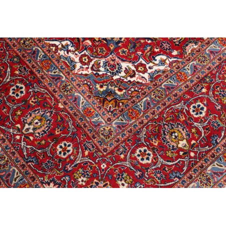 Tappeto Kashan Persia marrone arancione 302x408