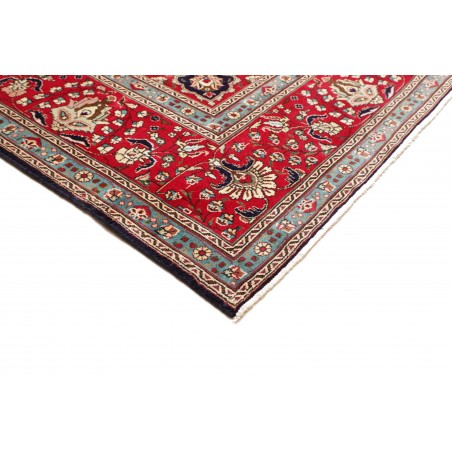 Tappeto Tabriz Persia marrone bianco 304x394