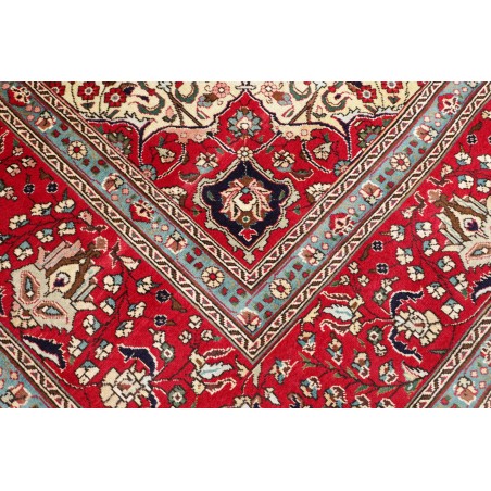 Tappeto Tabriz Persia marrone bianco 304x394