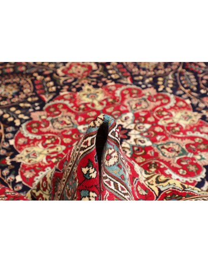 Tappeto Tabriz Persia marrone bianco 304x394