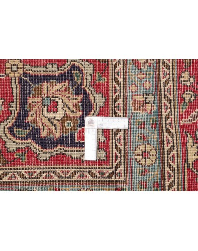 Tappeto Tabriz Persia marrone bianco 304x394