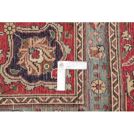 Tappeto Tabriz Persia marrone bianco 304x394