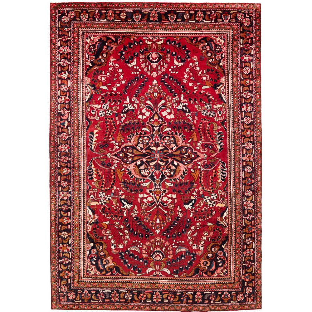 Tappeto Hamadan Fine Persia marrone giallo 231x340