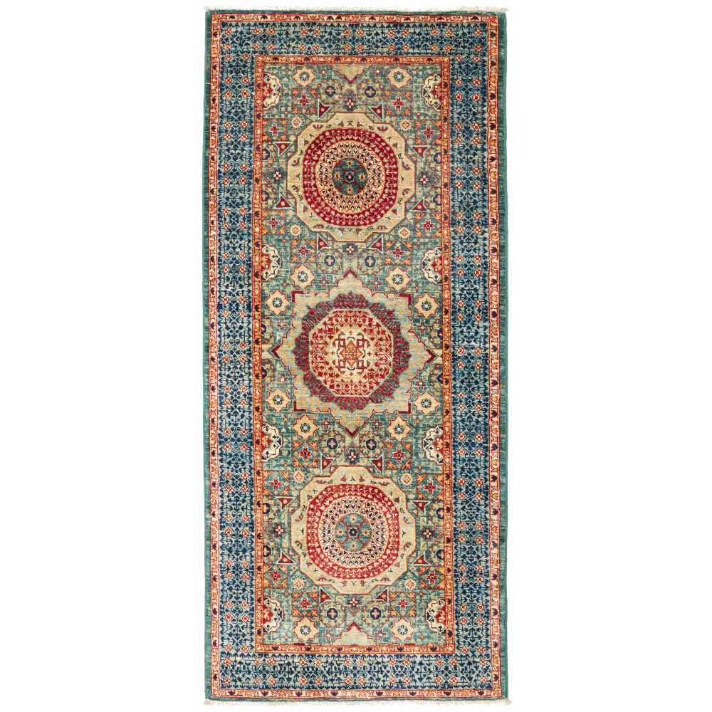 Tappeto Mamlouk Pakistan marrone 74x182 Tappeto Mamlouk Pakistan marrone 74x182
