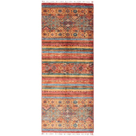 Tappeto Samarkand Pakistan rosso bianco 76x196