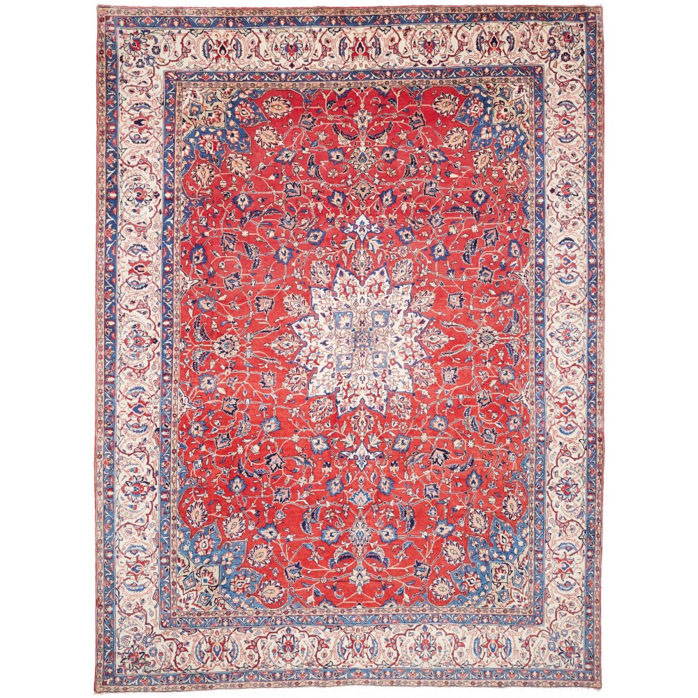 Tappeto Sarough Persia beige marrone 278x370