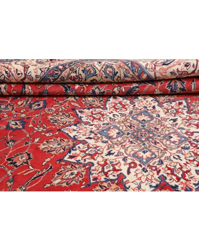 Tappeto Sarough Persia beige marrone 278x370