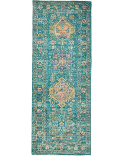 Tappeto Tribal Pakistan grigio marrone 78x202