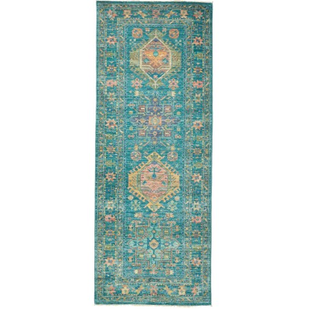 Tappeto Tribal Pakistan grigio marrone 78x202