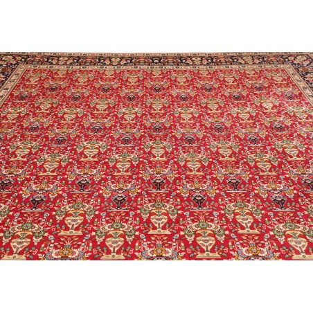 Tappeto Tabriz Persia marrone 303x385