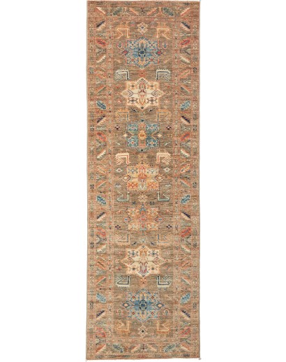 Tappeto Kazak Fine Pakistan marrone 81x257