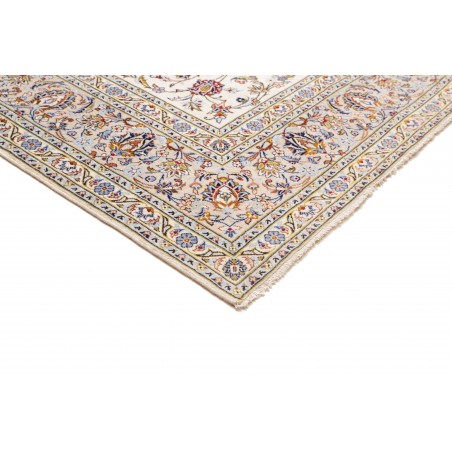Tappeto Kashan Persia bianco marrone 256x346
