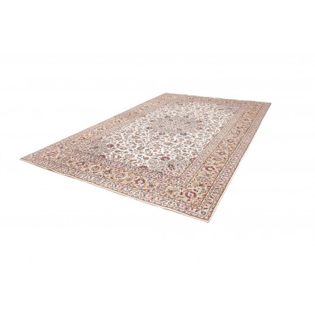 Tappeto Kashan Persia beige grigio 242x360