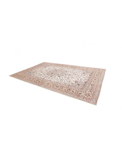 Tappeto Kashan Persia beige grigio 242x360