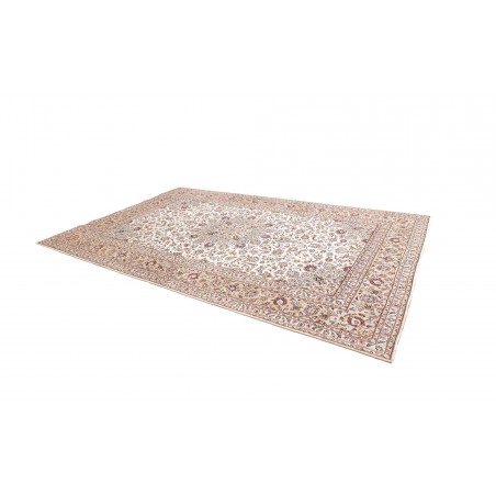Tappeto Kashan Persia beige grigio 242x360
