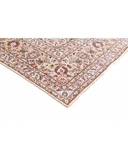 Tappeto Kashan Persia beige grigio 242x360