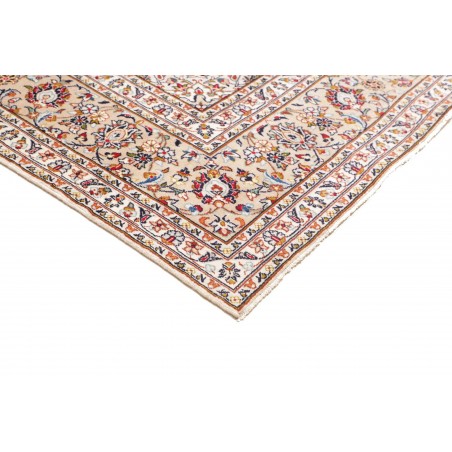 Tappeto Kashan Persia beige grigio 242x360