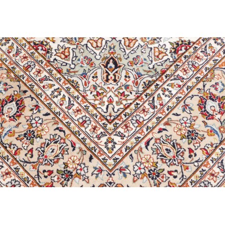 Tappeto Kashan Persia beige grigio 242x360