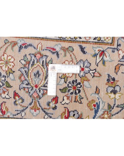Tappeto Kashan Persia beige grigio 242x360