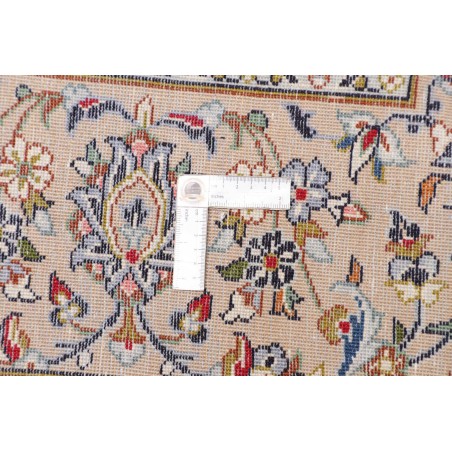 Tappeto Kashan Persia beige grigio 242x360