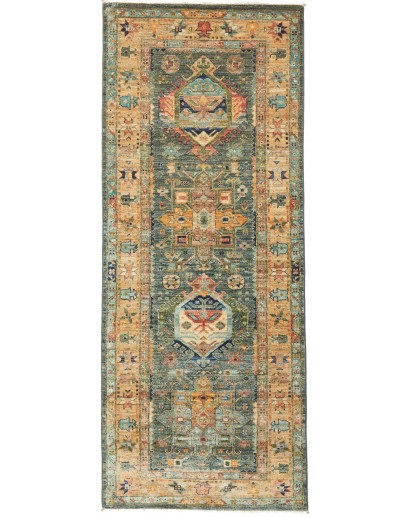 Tappeto Tribal Pakistan marrone 80x198