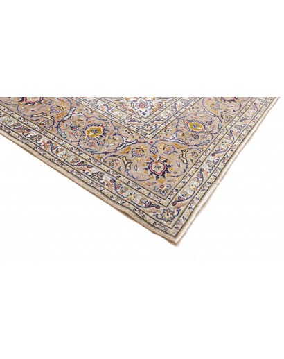 Tappeto Kashan Persia beige bianco 300x405