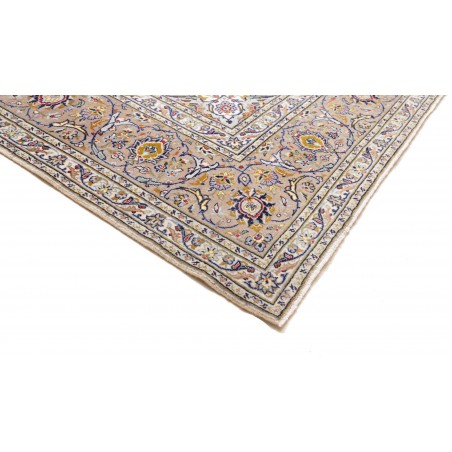 Tappeto Kashan Persia beige bianco 300x405