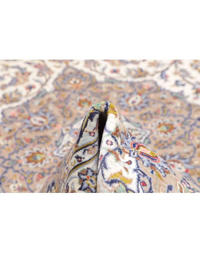 Tappeto Kashan Persia beige bianco 300x405