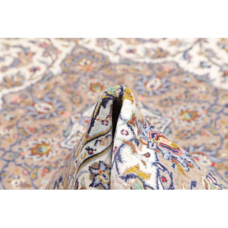 Tappeto Kashan Persia beige bianco 300x405