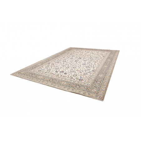 Tappeto Kashan Persia beige grigio 304x410