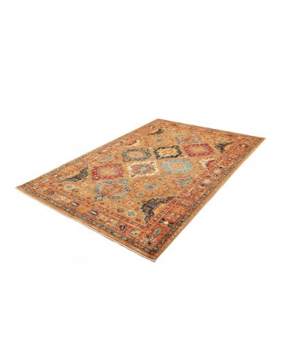Tappeto Tribal Pakistan marrone grigio 164x239