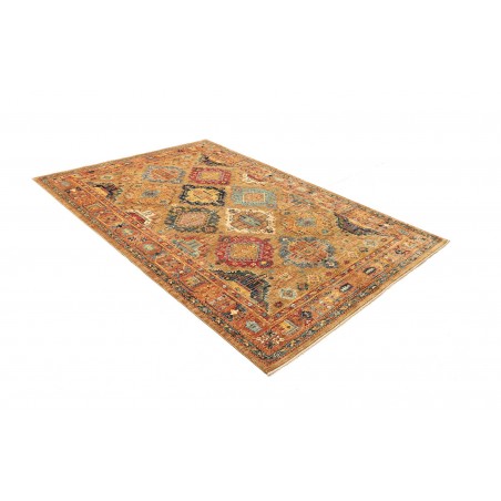Tappeto Tribal Pakistan marrone grigio 164x239