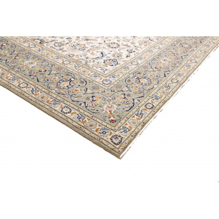 Tappeto Kashan Persia beige grigio 304x410