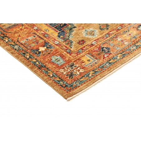 Tappeto Tribal Pakistan marrone grigio 164x239