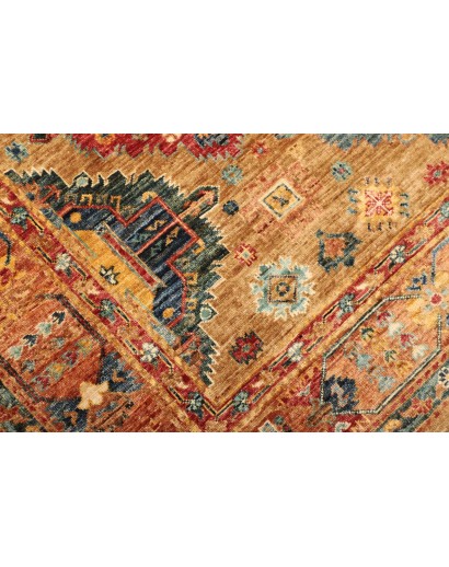 Tappeto Tribal Pakistan marrone grigio 164x239
