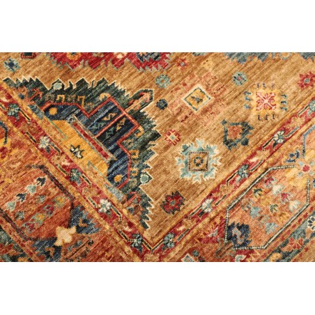 Tappeto Tribal Pakistan marrone grigio 164x239
