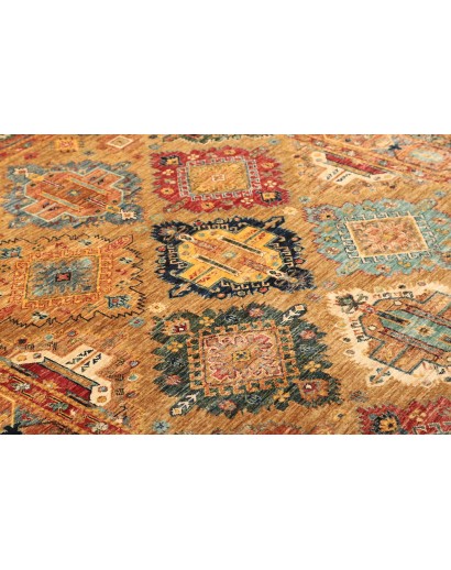 Tappeto Tribal Pakistan marrone grigio 164x239