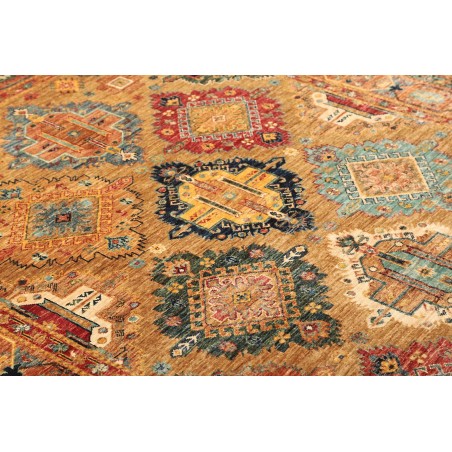 Tappeto Tribal Pakistan marrone grigio 164x239