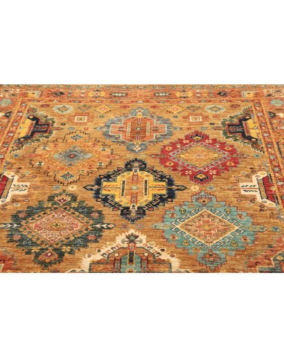 Tappeto Tribal Pakistan marrone grigio 164x239