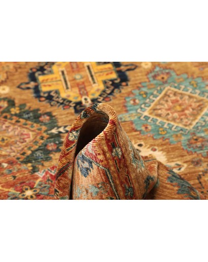 Tappeto Tribal Pakistan marrone grigio 164x239