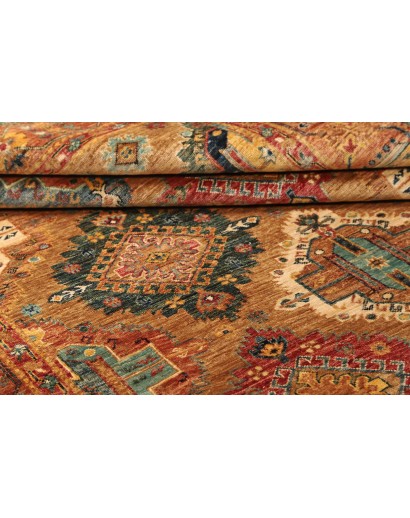 Tappeto Tribal Pakistan marrone grigio 164x239