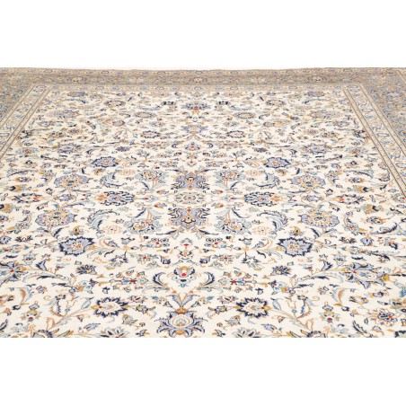 Tappeto Kashan Persia beige grigio 304x410