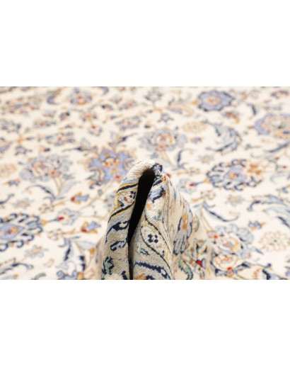 Tappeto Kashan Persia beige grigio 304x410