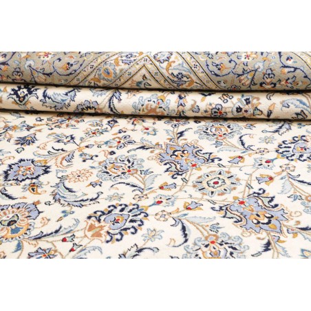 Tappeto Kashan Persia beige grigio 304x410
