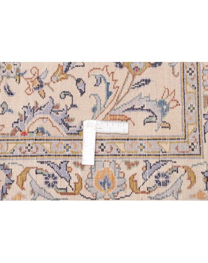 Tappeto Kashan Persia beige grigio 304x410