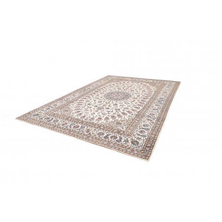 Tappeto Kashan Persia bianco marrone 288x404