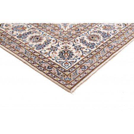 Tappeto Kashan Persia bianco marrone 288x404