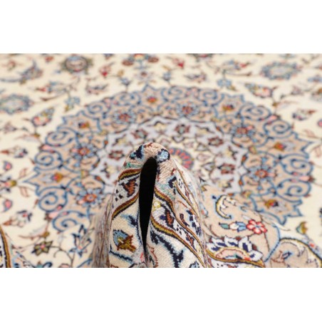 Tappeto Kashan Persia bianco marrone 288x404